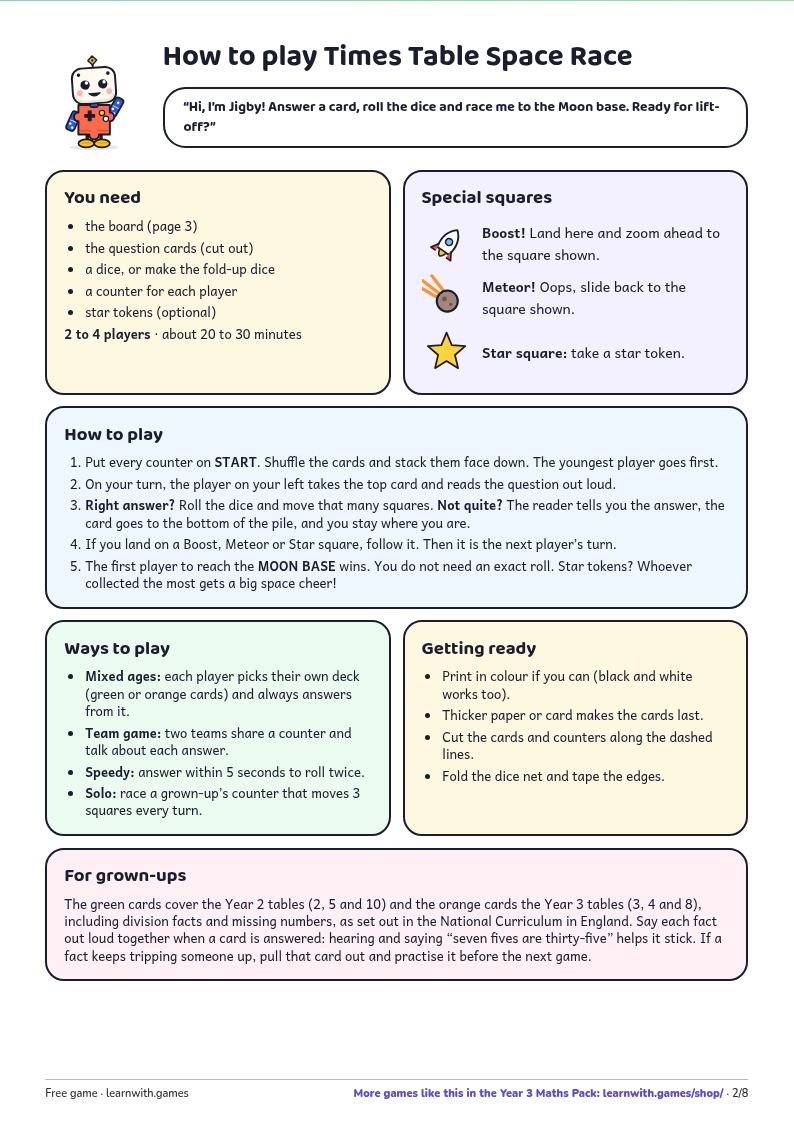 Page preview: How to play