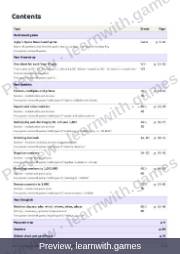 Preview of page 2: Contents