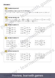 Preview: Number bonds to 10 file, page 7: answers