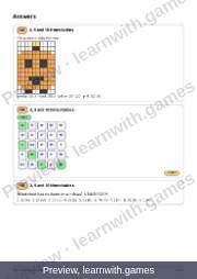 Preview: 2, 5 and 10 times tables file, page 9: answers