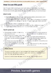 Preview: How to use, quest map, sticker chart and certificates file, page 1: how to use this pack