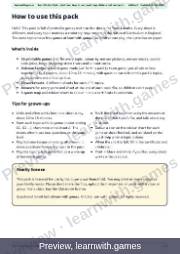 Preview: How to use, quest map, sticker chart and certificates file, page 1: how to use this pack