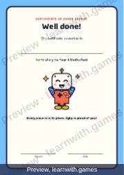 Preview: How to use, quest map, sticker chart and certificates file, page 4: certificate