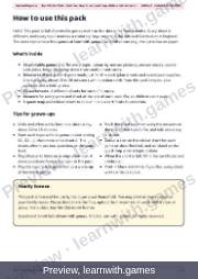 Preview: How to use, quest map, sticker chart and certificates file, page 1: how to use this pack